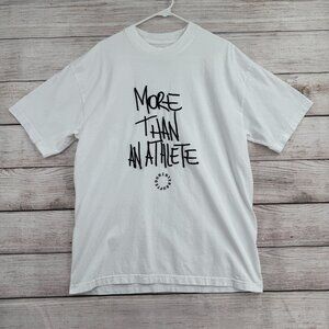 Uninterrupted More Than an Athlete T-Shirt‎ Men's Large White Lebron James